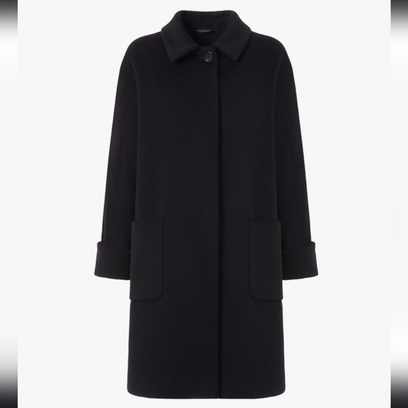 CINZIA Rocca 4 Baby Alpaca Trench Long Coat - Picture 7 of 7
